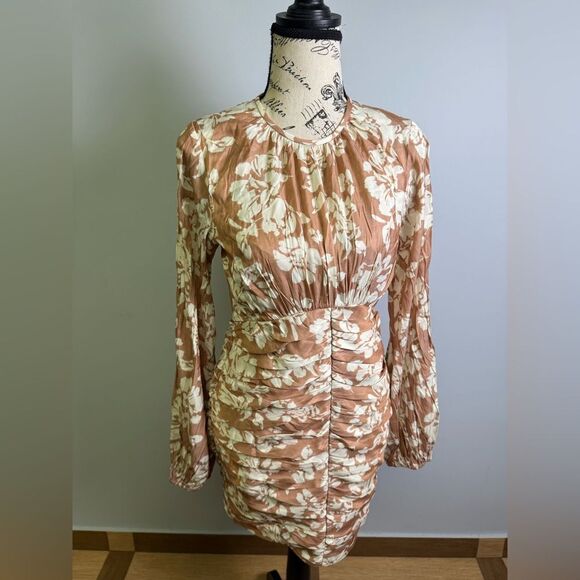 Keepsake the Label Rosa Mini Dress - Floral Clay NWT Size US 0-2 - Picture 2 of 14